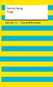 Cover-Bild zum Titel 'Angst. Textausgabe mit Kommentar und Materialien' von 'Stefan Zweig'