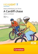 Highlight 7. Jahrgangsstufe - Mittelschule Bayern - A Cardiff chase - Lektüre mit Hörbuch und Rätseln - Für R- und M-Klassen - Rebecca Robb Benne