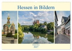 Cover-Bild zum Titel 'Hessen in Bildern (Wandkalender 2027 DIN A2 quer), CALVENDO Monatskalender' von 'Erhard Hess'
