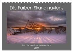 Cover-Bild zum Titel 'Die Farben Skandinaviens (Wandkalender 2026 DIN A3 quer), CALVENDO Monatskalender' von 'Oliver Schwenn'