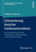 Cover-Bild zum Titel 'Zielorientierung deutscher Familienunternehmen' von 'Philipp Stietencron'