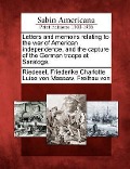 Cover-Bild zum Titel 'Letters and Memoirs Relating to the War of American Independence, and the Capture of the German Troops at Saratoga.' von ''