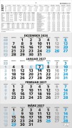 Cover-Bild zum Titel 'ZETTLER 4-Monatskalender blau 2027' von ''