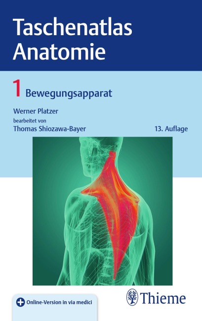 Taschenatlas Anatomie, Band 1: Bewegungsapparat - Werner Platzer