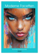 Moderne Facetten. Kunstvolle Frauenportraits (Wandkalender 2025 DIN A2 hoch), CALVENDO Monatskalender - Rose Hurley