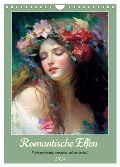 Romantische Elfen. Farbenprächtig, anmutig und zauberhaft (Wandkalender 2024 DIN A4 hoch), CALVENDO Monatskalender - Rose Hurley