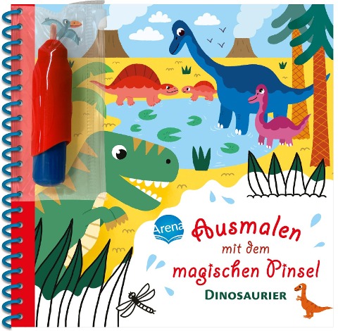 Ausmalen mit dem magischen Pinsel. Dinosaurier - 