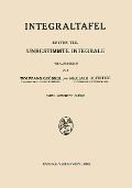 Cover-Bild zum Titel 'Integraltafel' von ''