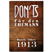 Cover-Bild zum Titel 'Don'ts für den Ehemann' von 'Blanche Ebbutt'