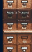 Cover-Bild zum Titel 'Regesti, Volume 4...' von ''