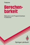 Cover-Bild zum Titel 'Berechenbarkeit' von 'Walter Felscher'