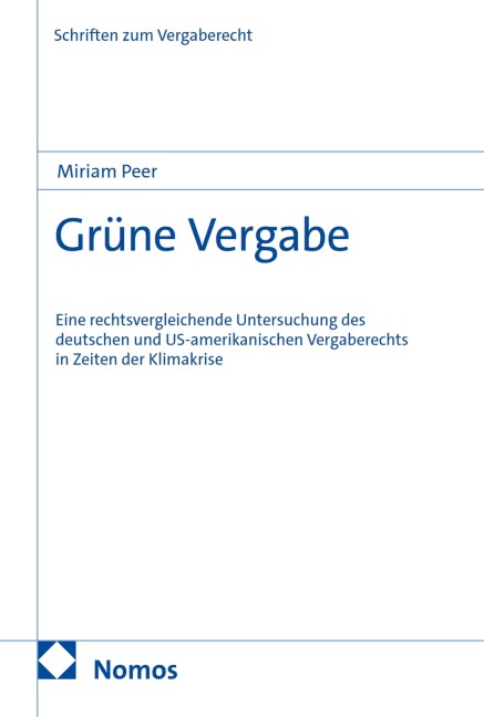 Grüne Vergabe - Miriam Peer
