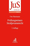 Cover-Bild zum Titel 'Prüfungswissen Strafprozessrecht' von 'Uwe Murmann'