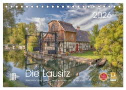 Cover-Bild zum Titel 'Die Lausitz - Landmarken der Nieder- und Oberlausitz (Tischkalender 2026 DIN A5 quer), CALVENDO Monatskalender' von 'Martin Winzer'