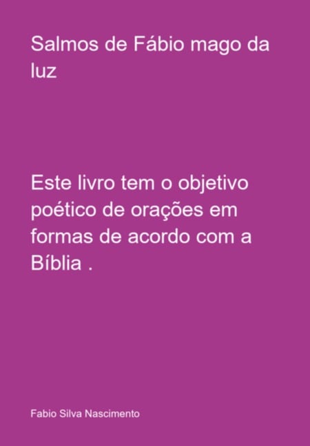 Salmos De Fábio Mago Da Luz - Fabio Silva Nascimento