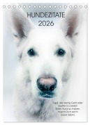 Hundezitate 2026 (Tischkalender 2026 DIN A5 hoch), CALVENDO Monatskalender - Dogmoves Dogmoves