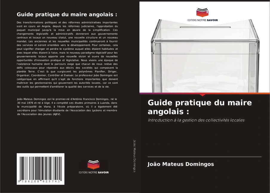Guide pratique du maire angolais : - Joao Mateus Domingos