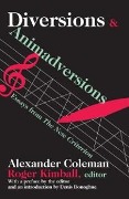 Cover-Bild zum Titel 'Diversions and Animadversions' von 'Alexander Coleman'