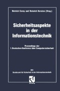 Cover-Bild zum Titel 'Sicherheitsaspekte in der Informationstechnik' von 'Dietrich Cerny'