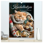 Cover-Bild zum Titel 'Kuschelkatzen - Fellnasen im Schlummerland (hochwertiger Premium Wandkalender 2026 DIN A2 hoch), Kunstdruck in Hochglanz' von 'Anja Frost'