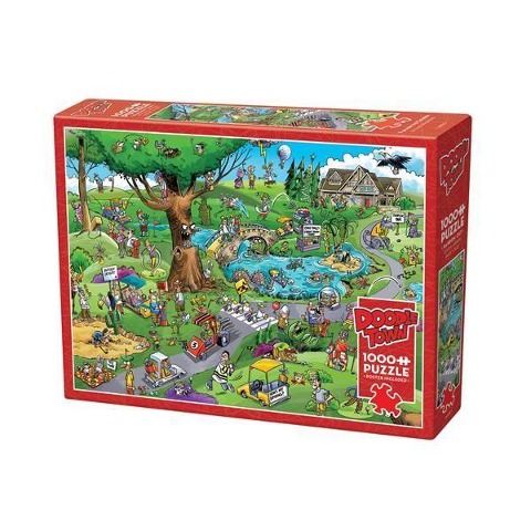 Verrückter Golfplatz 1000 Teile - 