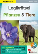 Cover-Bild zum Titel 'Logikrätsel Pflanzen und Tiere' von 'Ulrike Stolz'