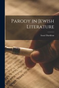 Cover-Bild zum Titel 'Parody in Jewish Literature' von ''