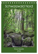 Cover-Bild zum Titel 'Schwarzwald Nord (Tischkalender 2026 DIN A5 hoch), CALVENDO Monatskalender' von 'Klaus Eppele'