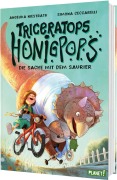 Cover-Bild zum Titel 'Triceratops Honigpops 1: Die Sache mit dem Saurier' von 'Angelika Niestrath'