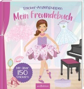 Cover-Bild zum Titel 'Sticker-Anziehpuppen - Mein Freundebuch (Ballerina)' von ''