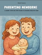 Cover-Bild zum Titel 'Parenting Newborns: A Short Step-By-Step Guide To Raising Healthy Kids' von 'Daniel Ionescu'