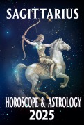 Cover-Bild zum Titel 'Sagittarius Horoscope & Astrology 2025: Explore the Path to Your Brightest Future (Monthly Predictions for all 12 Zodiac Signs in 2025, #9)' von 'Thalia C. Astraea'