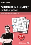 Cover-Bild zum Titel 'Sudoku 17 Escape 1 - mittel bis schwer' von 'Stefan Heine'