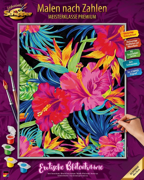 Schipper Malen nach Zahlen - Exotische Blütenträume - 