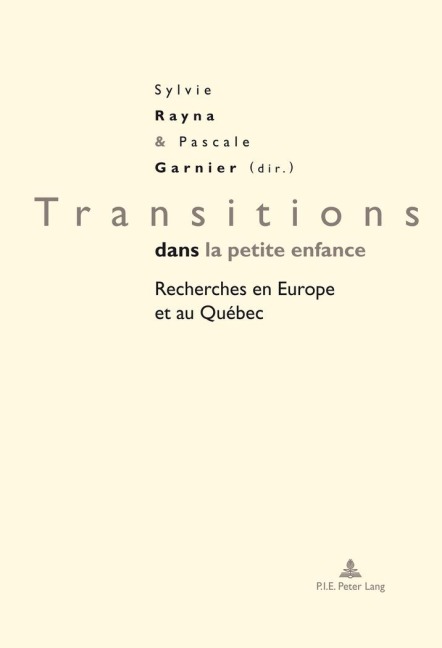 Transitions dans la petite enfance - 