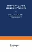 Cover-Bild zum Titel 'Einführung in die Elektrizitätslehre' von 'Robert Wichard Pohl'