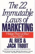 Cover-Bild zum Titel 'The 22 Immutable Laws of Marketing' von 'Al Ries, Jack Trout'