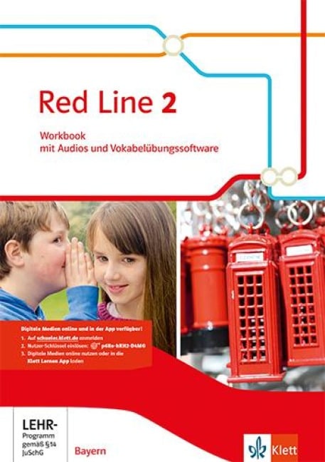 Red Line 2. Workbook mit Audios und Vokabelübungssoftware Klasse 6.  Ausgabe Bayern -