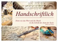 Cover-Bild zum Titel 'Handschriftlich (Wandkalender 2026 DIN A3 quer), CALVENDO Monatskalender' von 'Eva Ola Feix'