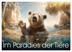 Cover-Bild zum Titel 'Im Paradies der Tiere (Tischkalender 2026 DIN A5 quer), CALVENDO Monatskalender' von 'Daniel Rohr'