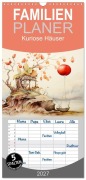 Cover-Bild zum Titel 'Familienplaner 2027 - Kuriose Häuser mit 5 Spalten (Wandkalender, 21 x 45 cm) CALVENDO' von 'Daniela Tapper'