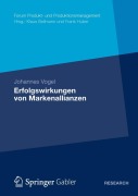 Cover-Bild zum Titel 'Erfolgswirkungen von Markenallianzen' von 'Johannes Vogel'