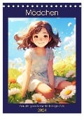 Mädchen. Der Alltag zauberhafter Manga-Girls (Tischkalender 2024 DIN A5 hoch), CALVENDO Monatskalender - Rose Hurley