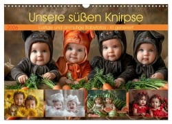 Cover-Bild zum Titel 'Unsere süßen Knirpse (Wandkalender 2026 DIN A3 quer), CALVENDO Monatskalender' von 'Cathrin Illgen'