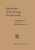 Sprachen ¿ Zuordnung ¿ Strukturen - Hermann Bluhme, Eberhard Zwirner