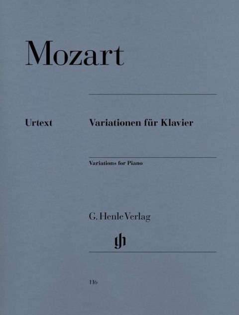 Variationen für Klavier - Wolfgang Amadeus Mozart