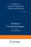 Cover-Bild zum Titel 'Weibliche Geschlechtsorgane' von 'O. Frankl, K. Kaufmann, R. Meyer'