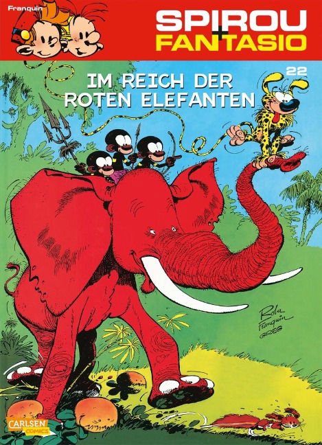 Spirou und Fantasio 22: Im Reich der roten Elefanten - André Franquin