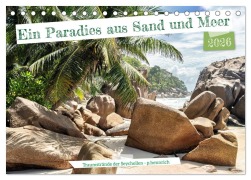 Cover-Bild zum Titel 'Ein Paradies aus Sand und Meer (Tischkalender 2026 DIN A5 quer), CALVENDO Monatskalender' von 'Peter Hennrich'