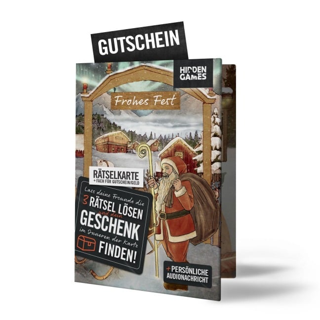 Hidden Games: Rätselhafte Weihnachten Rätselkarte - 